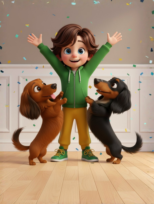 Wendell The Giant Dachshund Book Bundle.